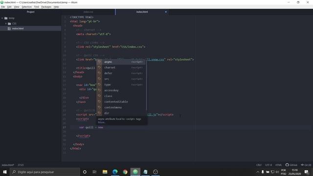 Quickstart - Introdução ao Quill Editor смотреть онлайн