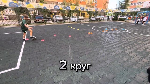 Различный контрол мяча с добавлением дриблинга | упражнение | футбол