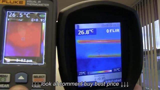 Fluke VT02 Visual Thermometer vs Flir i3 Thermal Camera смотреть онлайн