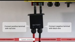 Монтаж Сетевого инвертора с резервной функцией модель-GW5048D-ES, от компании GOODWE