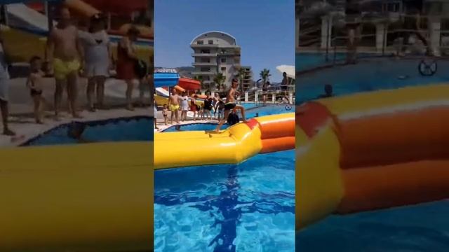 Inflatable water park | Надувной аквапарк #Turkey2021 #Alanya2021 #Турция2021 #Аланья2021