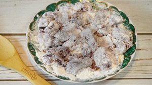 Жареная печень в муке