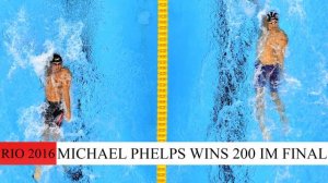 Michael Phelps Wins 200m Individual Medley Gold | Rio 2016 Olympic Games