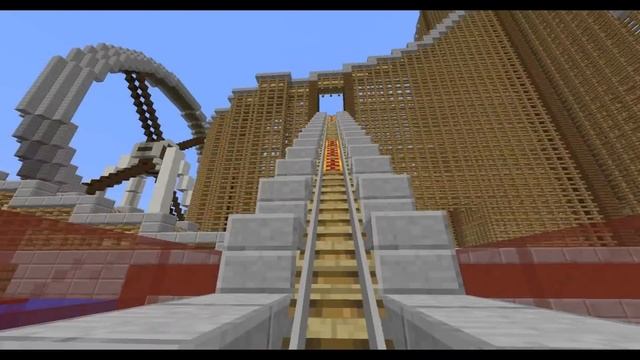 Minecraft Roller Coaster - The Tornado (4Min) ★ смотреть онлайн