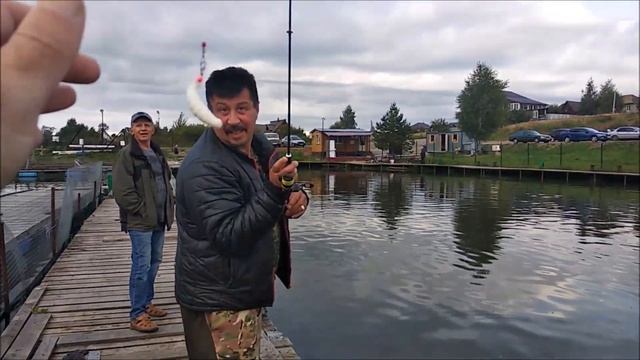 Форель предпочитает резину!!!Клевое Место д.Савельево