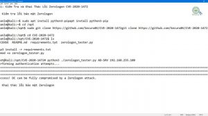 Bài: Kiểm Tra Lỗi Zerologon CVE-2020-1472