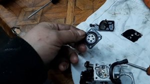 Husqvarna 450.пропадает холостой.нехватка топлива.первый синдром по замене мембранны