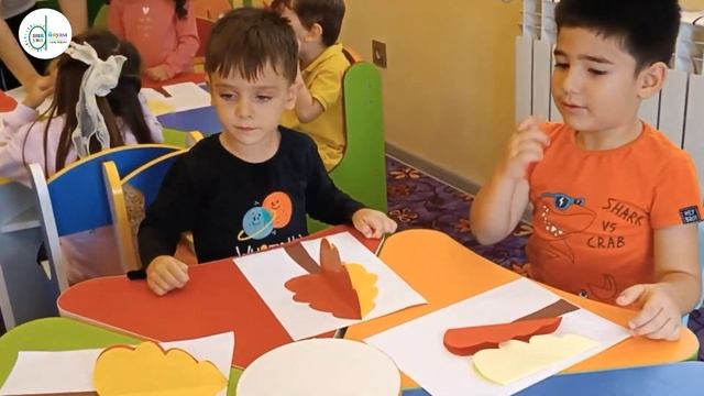 Творчество (аппликация) Осеннее дерево смотреть онлайн