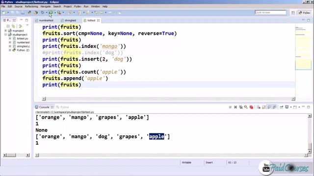 Python basics - Python mastery Udemy course part 1