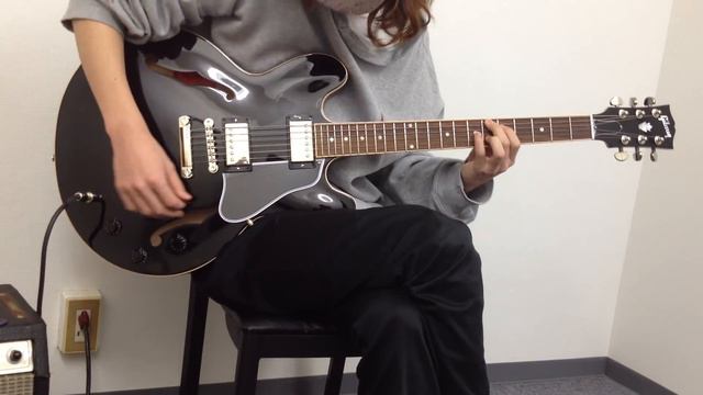 GIBSON ES-335 Dot Reissue Plain Top Custom Shop - Ebony смотреть онлайн