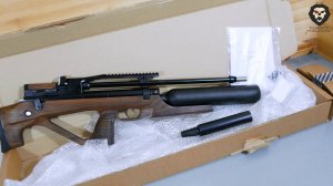 Пневматическая винтовка Jager SPR BullPup Колба (550 мм, 6.35 мм, Орех, LW) видео обзор 4k