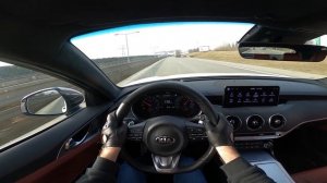 Kia Stinger GT 3.3 T-GDI V6 (2021 - facelift) | POV test drive