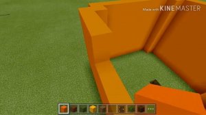 Сделал Голову из ТЫКВЫ в Minecraft.