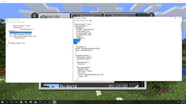 Minecraft Bedrock Edition Player Animation Controller Tutorial