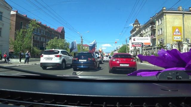 Шествие Мазда клуб Чита в День города 2019 год. Забайкалье смотреть онлайн