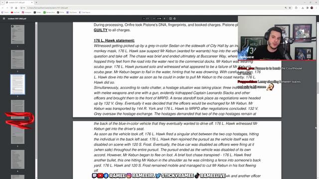 Ramee Reviews the Police Report of His Recent Arrest | Nopixel 4.0 | GTA | CG смотреть онлайн