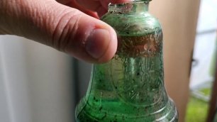 Царизм бутылка 1903 года пузырьки Царские находки в СПБ прогулки по Питеру