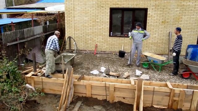 бутобетонный фундамент смотреть онлайн