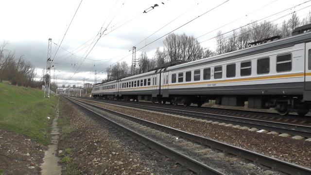 Электропоезд ЭД4М-0468 ЦППК перегон Одинцово - Кунцево-1 смотреть онлайн