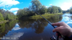 Половили Окуня рядом с Домом. Спиннинг SLrods Atria II 702SUL .