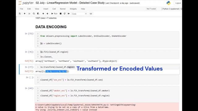 Regression Models  -  Linear Regression using Python - FE and EDA (Part 2/5)