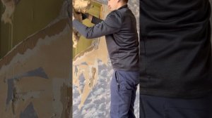 В стене одной из комнат открутили лист гипсокартона, а там…