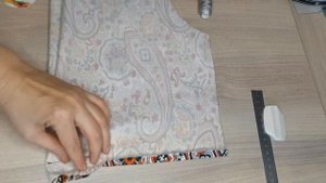 Обработка низа изделия (туника, блузка, платье, рубашка ) с подбортом