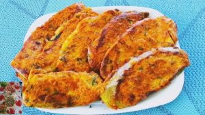 Кабачки в сырно - яичном кляре