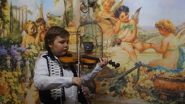 П.Шольц Непрерывное движение, исп. Давид Русских (8 лет) смотреть онлайн