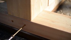 ФАХВЕРК. 3.9. Сборка силового каркаса из клеенной балки. 340 кв/м. ГЕНПОДРЯД.