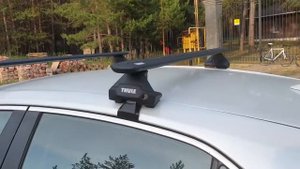 Thule Evo на автомобиле Toyota Camry v70 2020