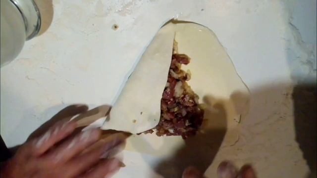 САМСА ИЗ СЛОЁНОГО ТЕСТА