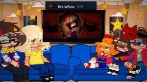 Aftons react to Elizabeth / 1/5 / Fnaf / Past