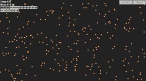 Броуновское движение Brownian motion visual studio sfml c++