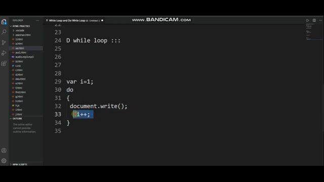 #11 while loop and do while loop in javaScript || difference between while loop and do while loop.