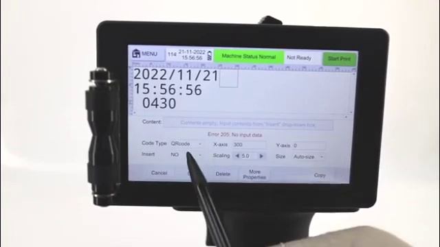 Маркиратор термоструйный онлайн принтер GS100 маркинг #datamatrix #gs1 #marking #маркираторкраской