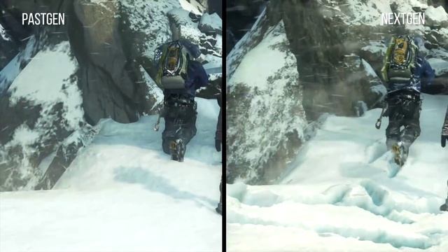 Rise of the Tomb Raider - NextGen vs. PastGen [Сравнение графики] смотреть онлайн