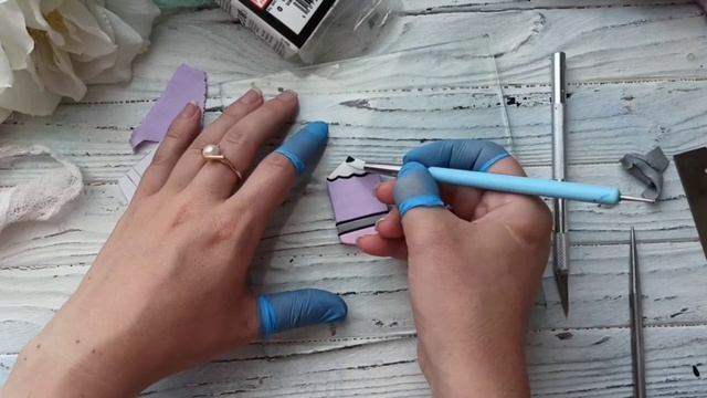 Мастер-класс: Брошка Карандаш из полимерной глины FIMO/polymer clay tutorial