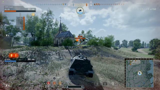 World of Tanks, PS4, Первый бой на су-100М1 после покупки смотреть онлайн