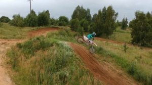 Тренировка чемпиона России по мотокроссу