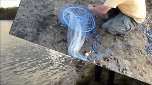 Супер-сеть кастинговая. Американского типа с большим кольцом Фрисби. casting net