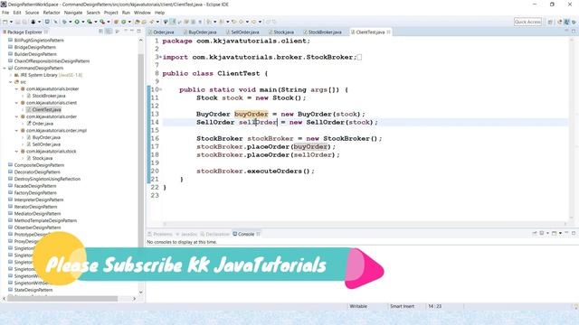 Command design pattern implementation in JAVA ? || design pattern in Java