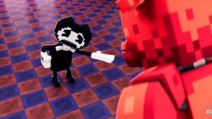 Борис ой,Фокси и Бенди #fnaf #bendy