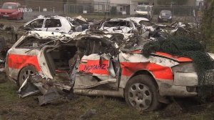 Auto-Wracks in Bad Neuenahr-Ahrweiler werden entsorgt