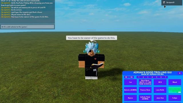 How to you get gui with Roblox Developer Console