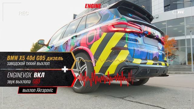 BMW X5 40d G05 дизель с активной электронной выхлопной системой #ENGINEVOX