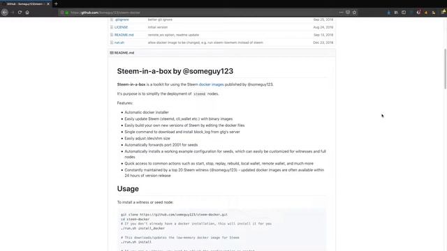 it's possible to install your steem witness from a docker installation смотреть онлайн