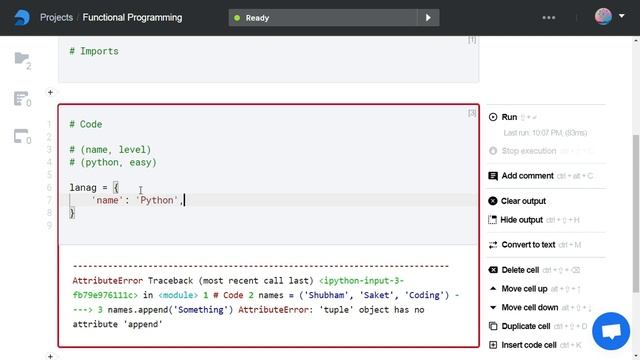 Named Tuple | Functional Programming made Easy | Shubham Gupta | TCH - The Coding Humans