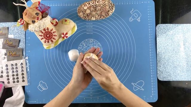 Cómo Hacer RENO Y BOTA DE NAVIDAD | Erica Ferrari Porcelana Fría | Tutorial Fácil смотреть онлайн