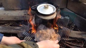 Полевая кухня кухня донских казаков на охоте